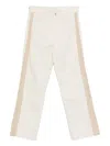 Rag & Bone Logan Side-stripe Jeans In White