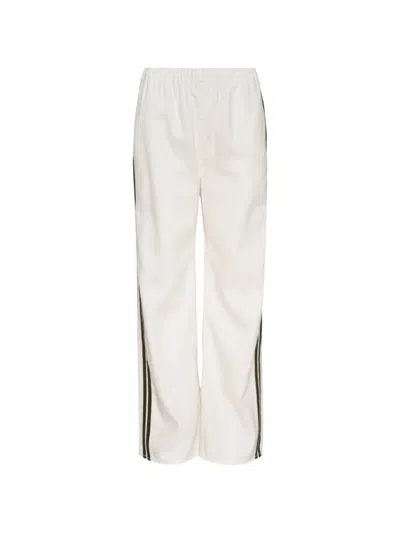 Rag & Bone Logan Side-stripe Track Pants In White