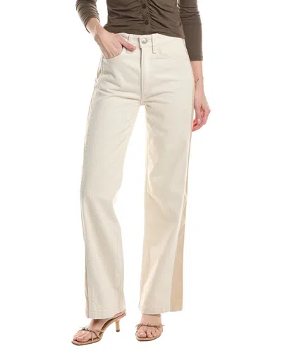 Rag & Bone Logan Spliced Wide Leg Jean In Neutral