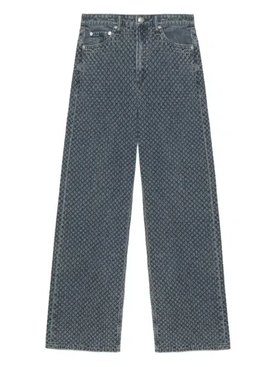 Rag & Bone Logan Textured Jeans In Gray