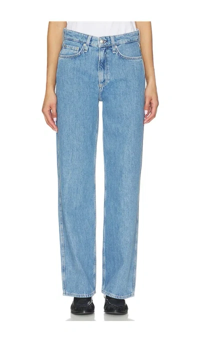 Rag & Bone Logan Wide Jeans In Blue