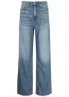 Rag & Bone Logan Wide-leg Jeans In Blue