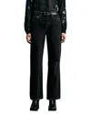Rag & Bone Logan Wide Leg Jeans In Fillmore In Black