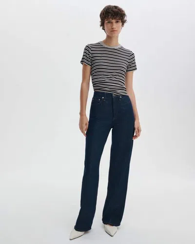 Rag & Bone Logan Wide-leg Jeans In Blue