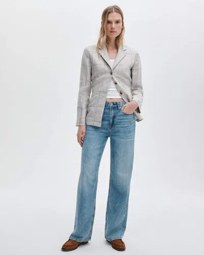 Rag & Bone Logan Wide-leg Jeans In Blue