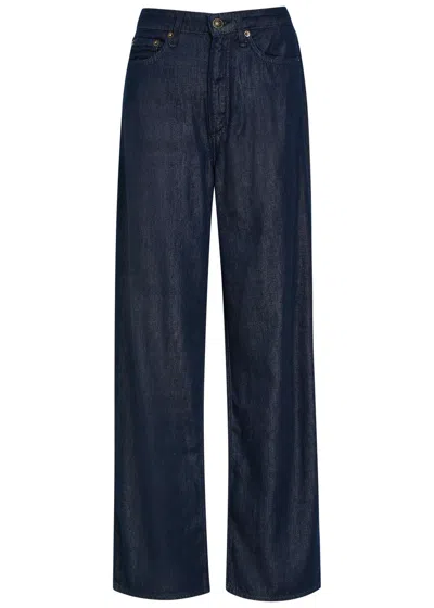 Rag & Bone Logan Wide-leg Jeans In Blue