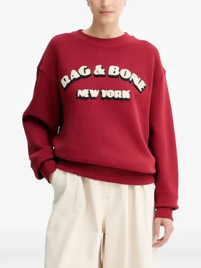 RAG & BONE LOGO-APPLIQUÉ SWEATSHIRT