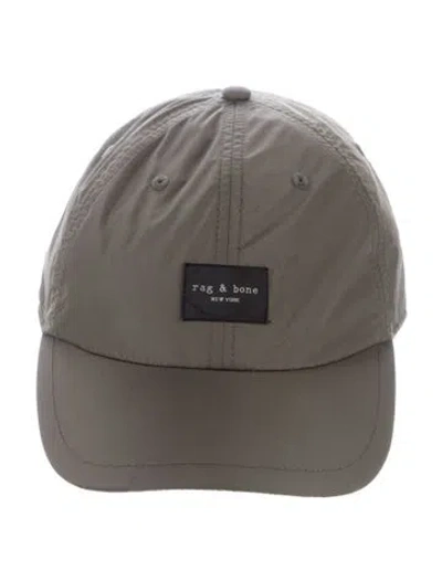 Pre-owned Rag & Bone Logo Baseball Cap In Green