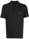 Rag & Bone Slim-fit Logo-embroidered Cotton-jersey Polo Shirt In Black