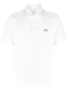 Rag & Bone Logo-embroidered Polo Shirt In White