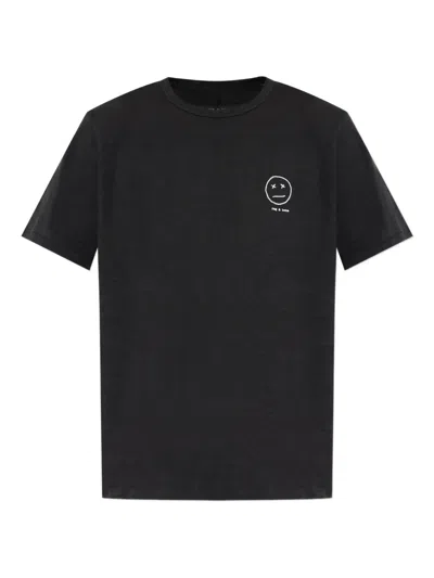Rag & Bone Logo-embroidered T-shirt In Brown