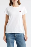 Rag & Bone Womens White Lucky Charm Embroidered Cotton-jersey T-shirt In White