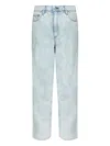 Rag & Bone Logo-patch Jeans In Blue