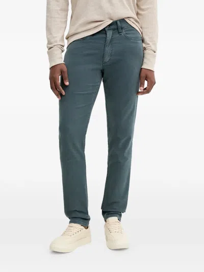 Rag & Bone Logo-patch Jeans In Blue