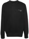 Rag & Bone Logo-print Sweatshirt In Black
