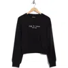 Rag & Bone Logo Terry Sweatshirt In Black
