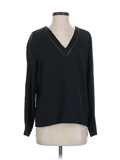 Pre-owned Rag & Bone Long Sleeve Blouse In Black