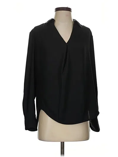 Pre-owned Rag & Bone Long Sleeve Blouse In Black
