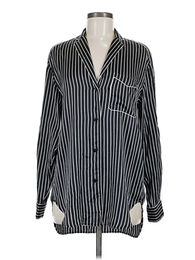 Pre-owned Rag & Bone Long Sleeve Blouse In Black