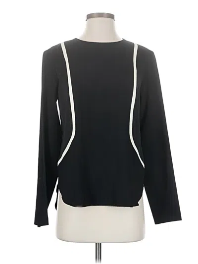 Pre-owned Rag & Bone Long Sleeve Blouse In Black