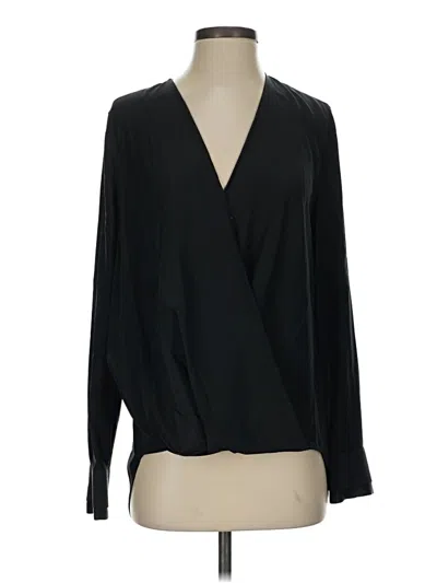 Pre-owned Rag & Bone Long Sleeve Blouse In Black