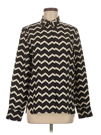 Pre-owned Rag & Bone Long Sleeve Blouse In Black