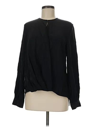 Pre-owned Rag & Bone Long Sleeve Blouse In Black