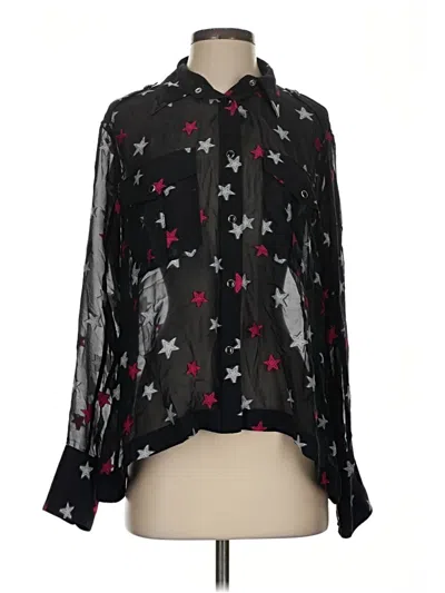 Pre-owned Rag & Bone Long Sleeve Blouse In Black
