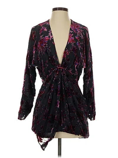 Pre-owned Rag & Bone Long Sleeve Blouse In Black