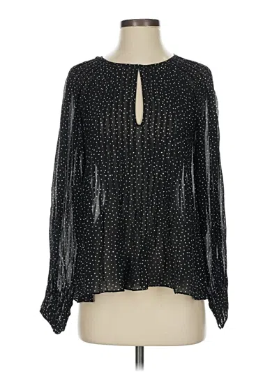 Pre-owned Rag & Bone Long Sleeve Blouse In Black