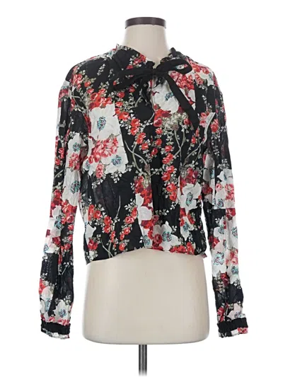 Pre-owned Rag & Bone Long Sleeve Blouse In Black