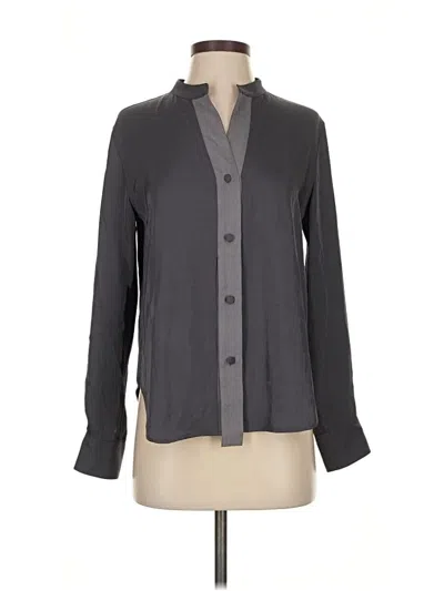 Pre-owned Rag & Bone Long Sleeve Blouse In Gray