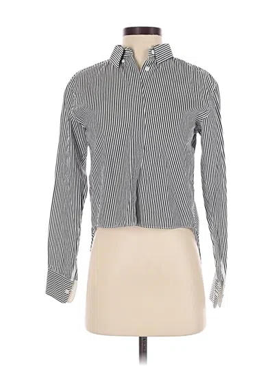 Pre-owned Rag & Bone Long Sleeve Blouse In Gray