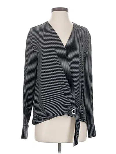 Pre-owned Rag & Bone Long Sleeve Blouse In Gray