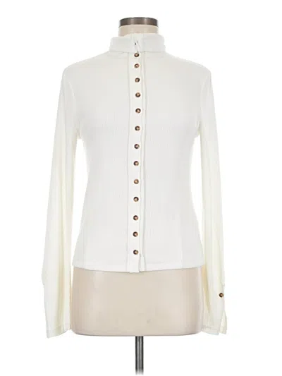 Pre-owned Rag & Bone Long Sleeve Blouse In Ivory