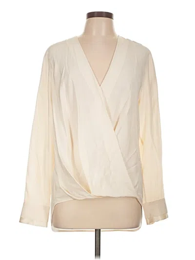 Pre-owned Rag & Bone Long Sleeve Blouse In Ivory