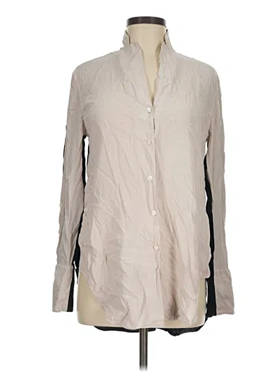 Pre-owned Rag & Bone Long Sleeve Blouse In Ivory
