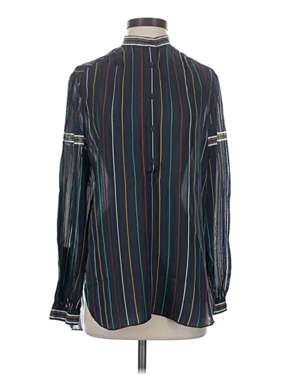 Pre-owned Rag & Bone Long Sleeve Blouse In Teal