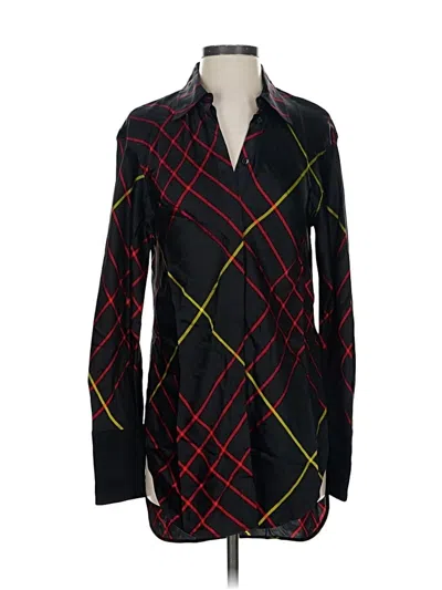 Pre-owned Rag & Bone Long Sleeve Button Down Shirt In Black