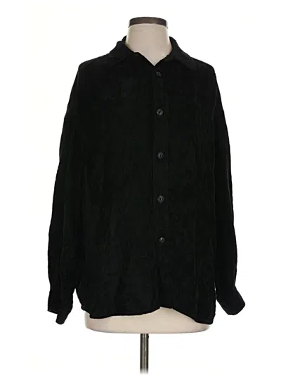 Pre-owned Rag & Bone Long Sleeve Button Down Shirt In Black