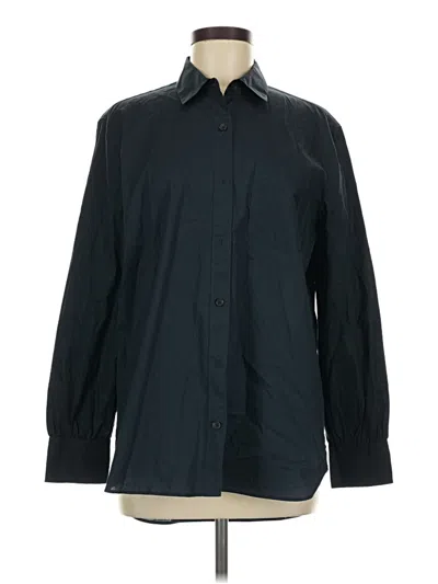 Pre-owned Rag & Bone Long Sleeve Button Down Shirt In Black