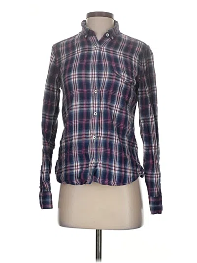 Pre-owned Rag & Bone Long Sleeve Button Down Shirt In Burgundy