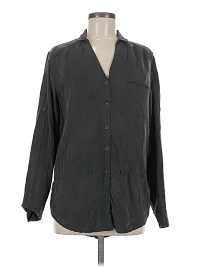 Pre-owned Rag & Bone Long Sleeve Button Down Shirt In Gray