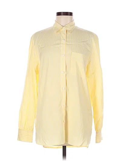 Pre-owned Rag & Bone Long Sleeve Button Down Shirt In Yellow