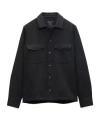 Rag & Bone Long Sleeve Casual Jacket In Black
