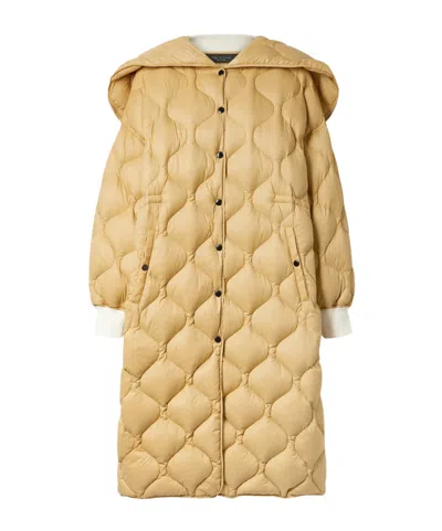 Rag & Bone Long Sleeve Cotton Coat In Nude