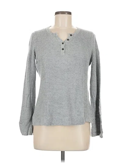 Pre-owned Rag & Bone Long Sleeve Henley Shirt In Gray