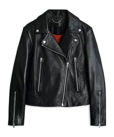 Rag & Bone Long Sleeve Leather Jacket
