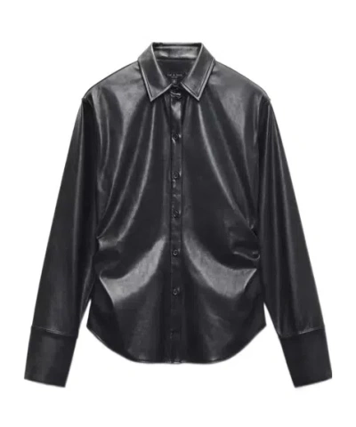 Rag & Bone Long Sleeve Shirt In Black