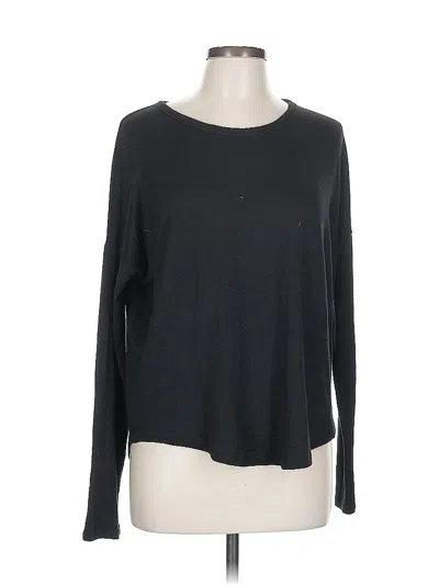 Pre-owned Rag & Bone Long Sleeve T-shirt In Black
